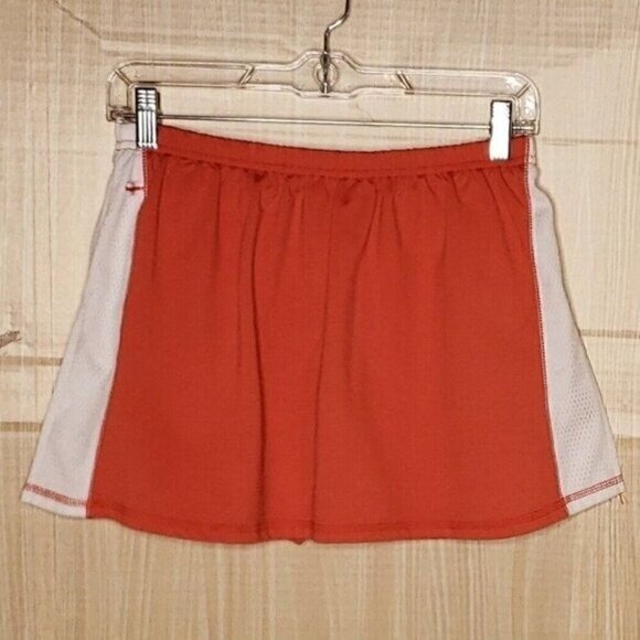 Aspire Girls Orange Athletic Skirt 16 - Picture 2 of 6